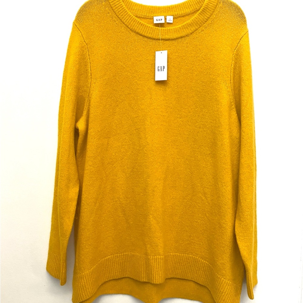 GAP Yellow Crew Neck Sweater
